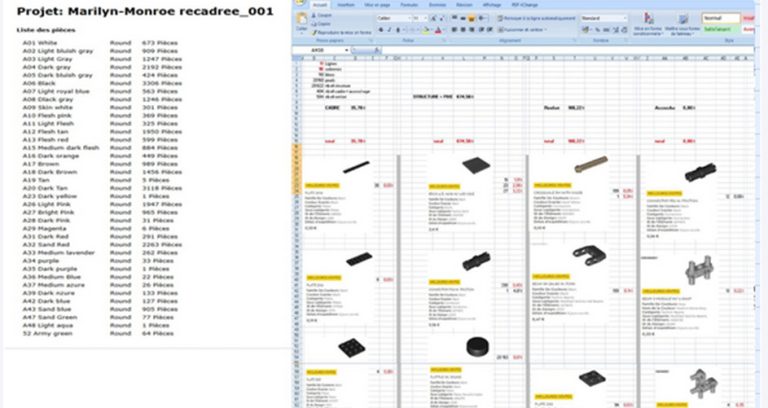 Logiciel de commande de l’ensemble des pièces